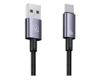 USAMS Kabel USB na USB-C 3A 1,2m Fast Charging stalowy - 1569068 - zdjęcie 1
